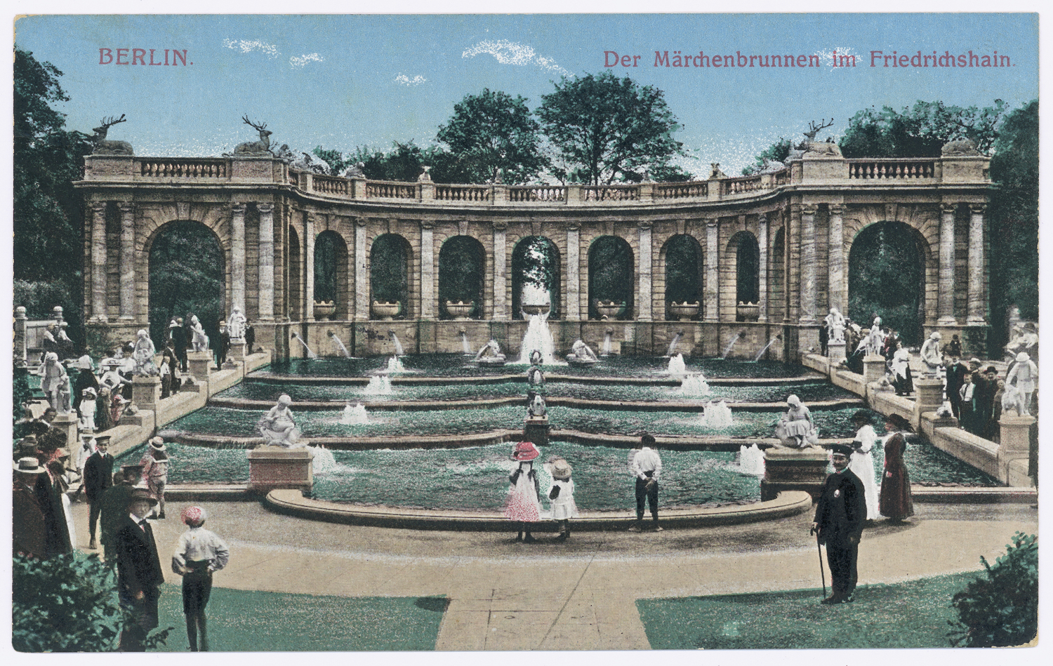 Der Märchenbrunnen, Postkarte 1913
