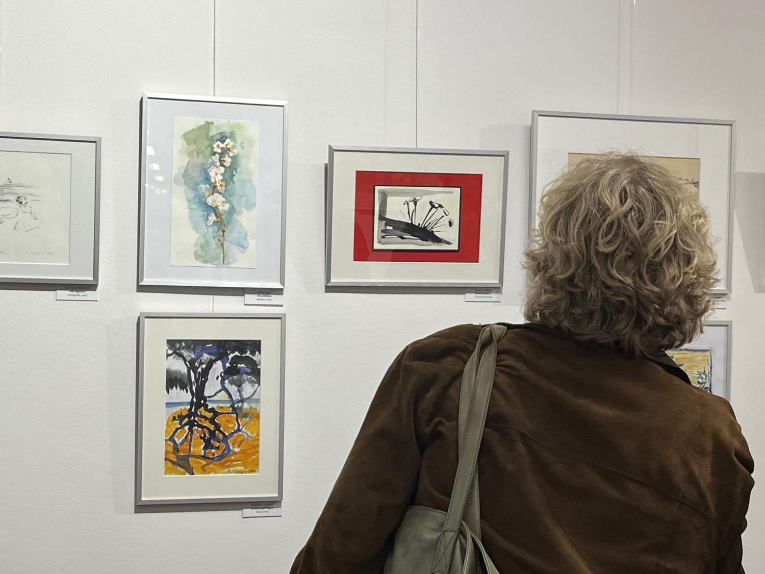 Blick in die Ausstellung der "Gruppe Akanthus"