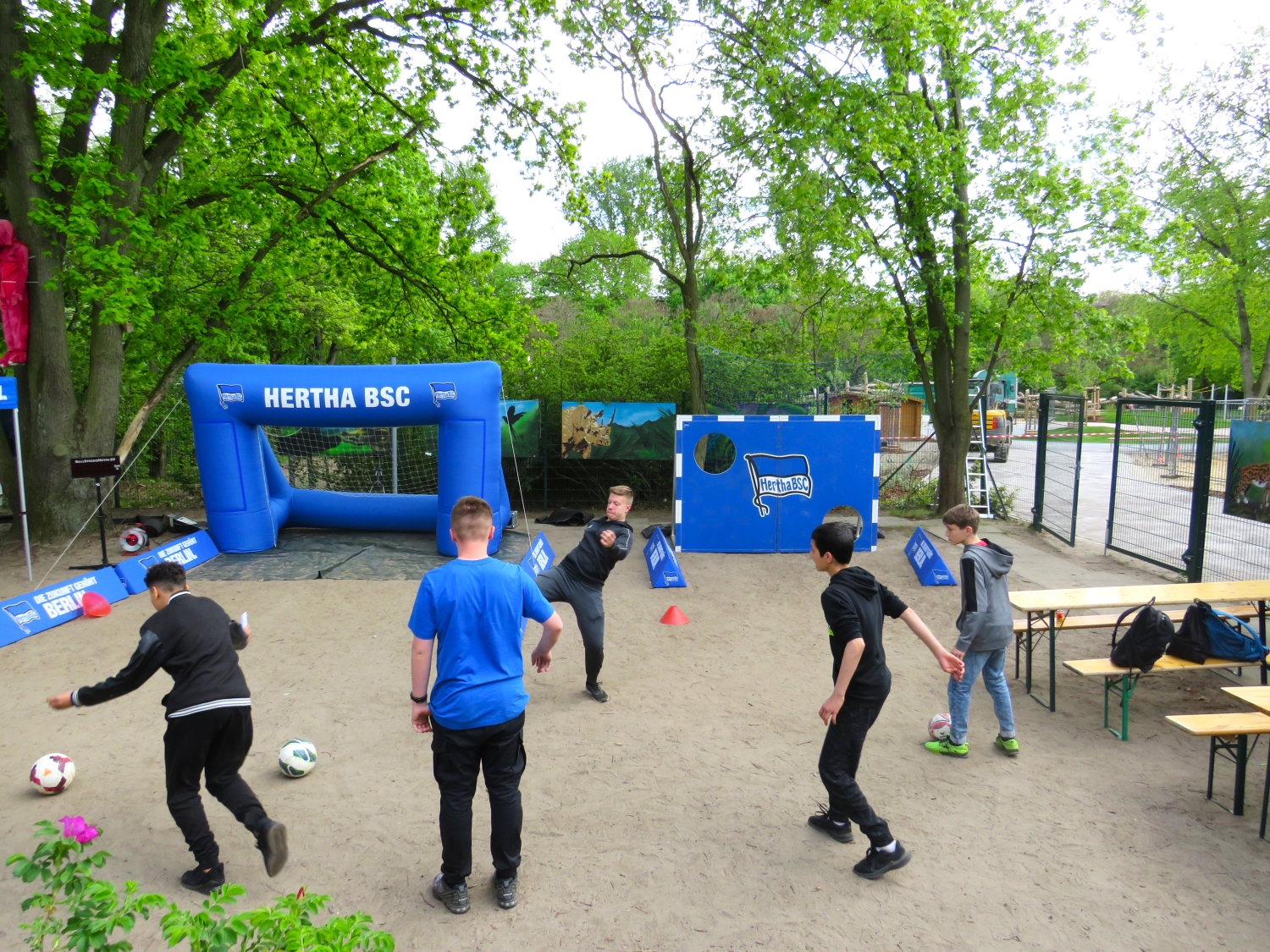 Kicken aufs Tor
