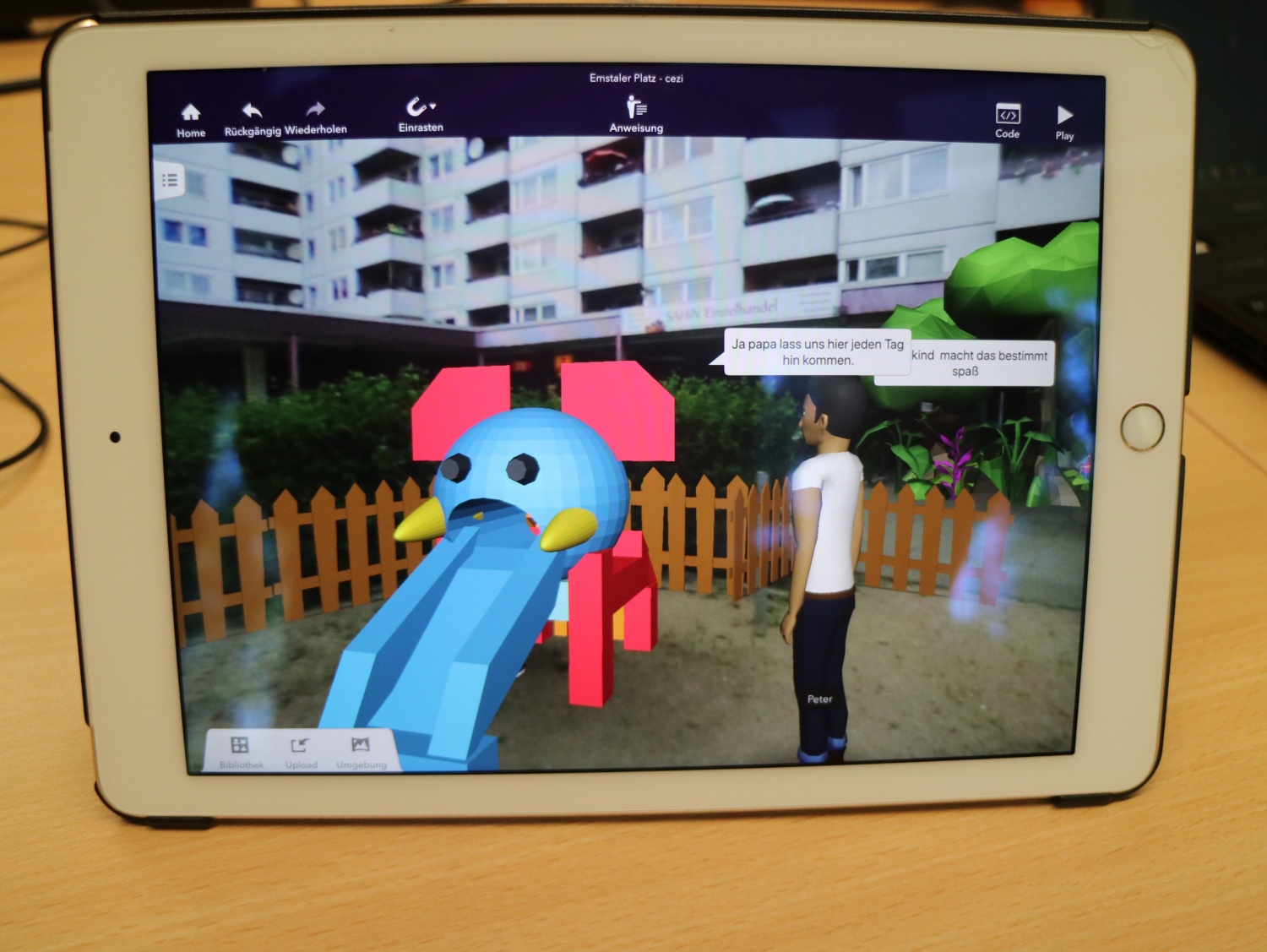 Traumwelt im 3D-Modell
