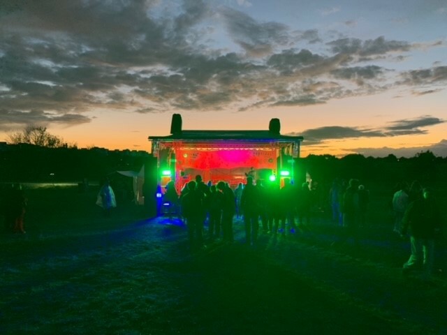 Jugendfestival Reinickendorf 2022 im Dunkeln