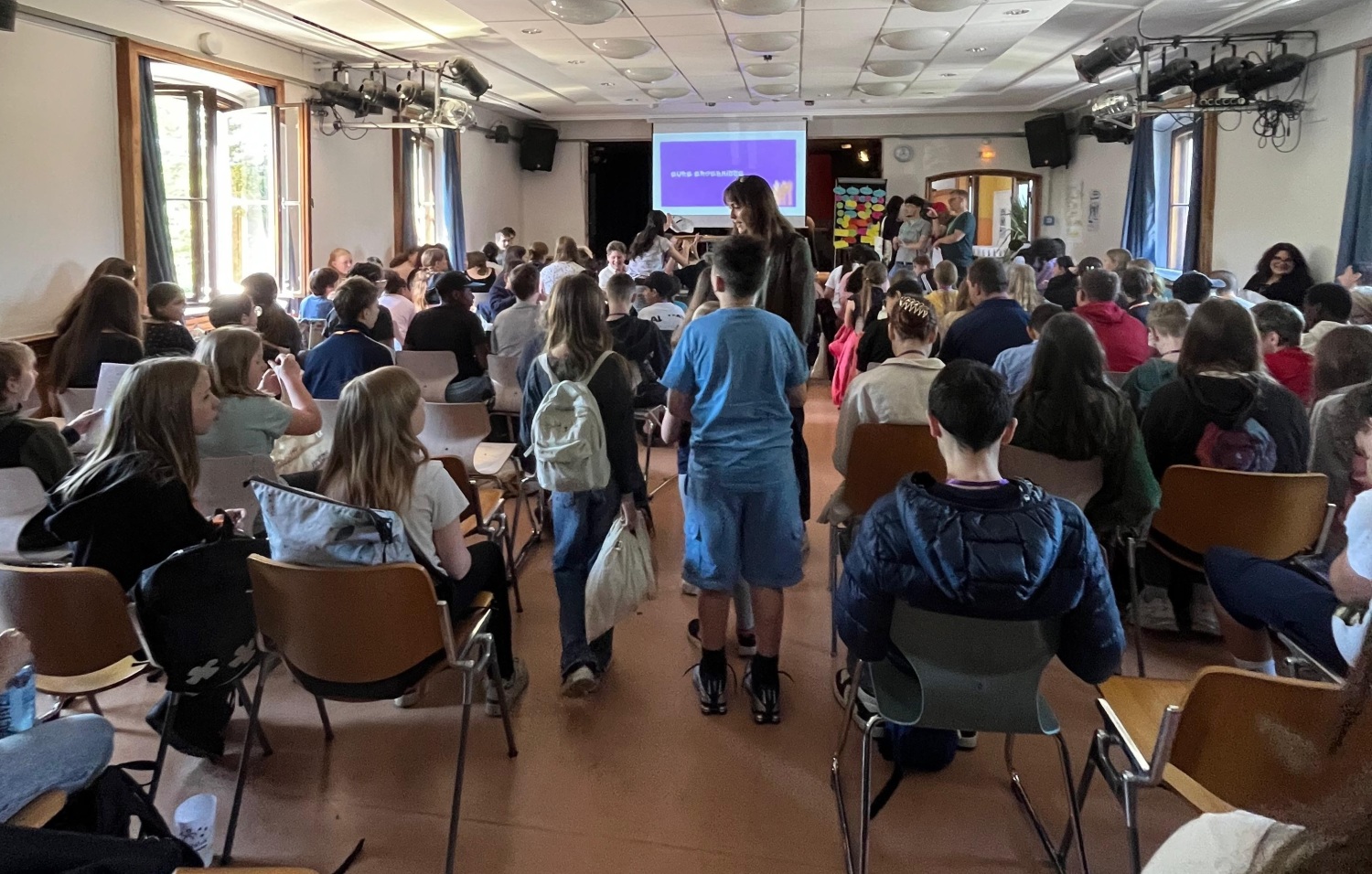 gemeinsamer Start der 1. Sitzung im Fuchsbau