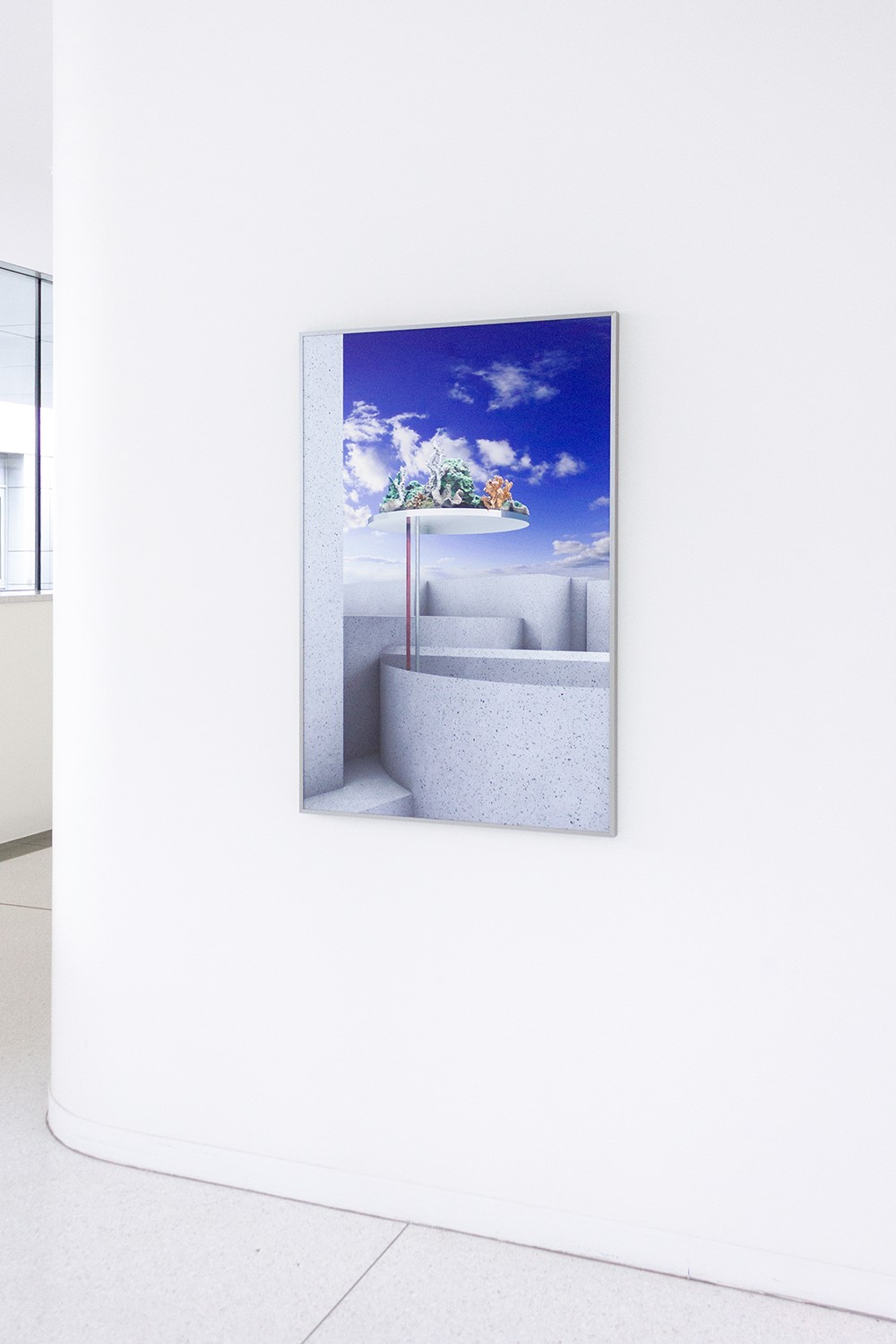 Annkathrin Kluss: Songs Unsung, #1, Photogrammetrie, CGI, Fotografie, 2021, Tintendruck, 70 x 105 cm