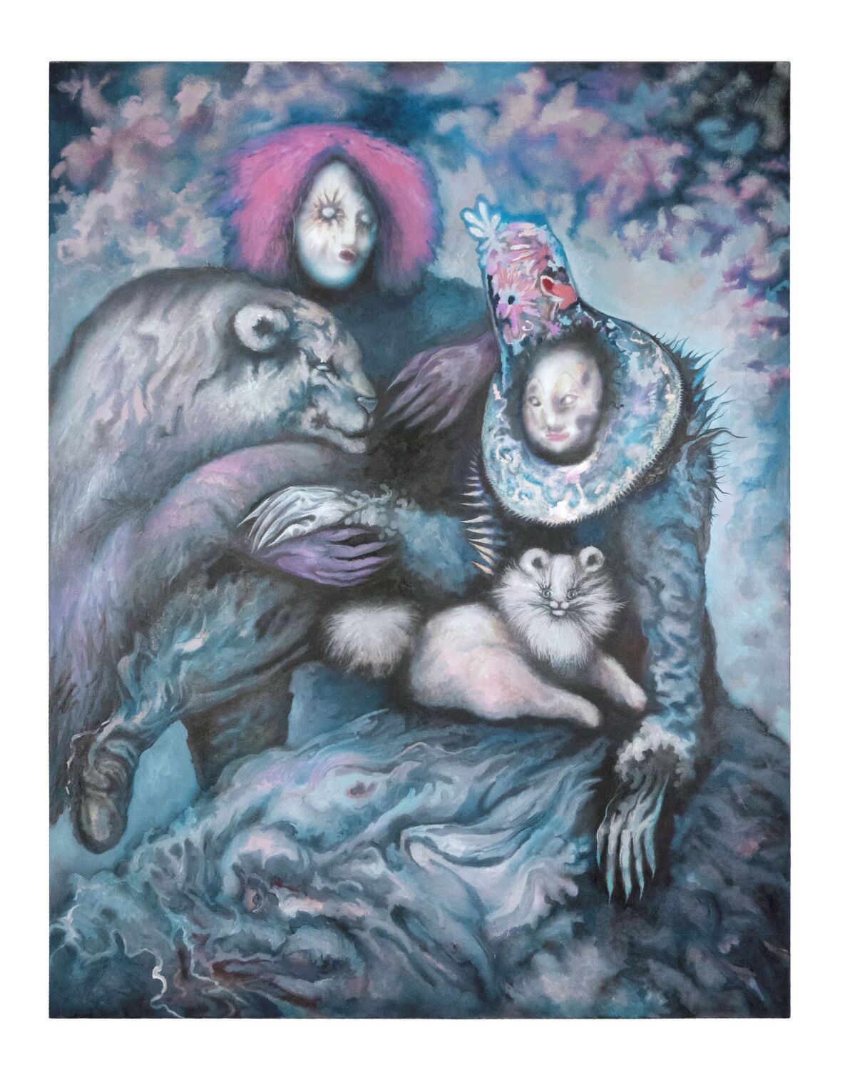 Friederike Jäger: Queering Rubens, 2024, Öl und Airbrush auf Nessel, 170 x 130 cm