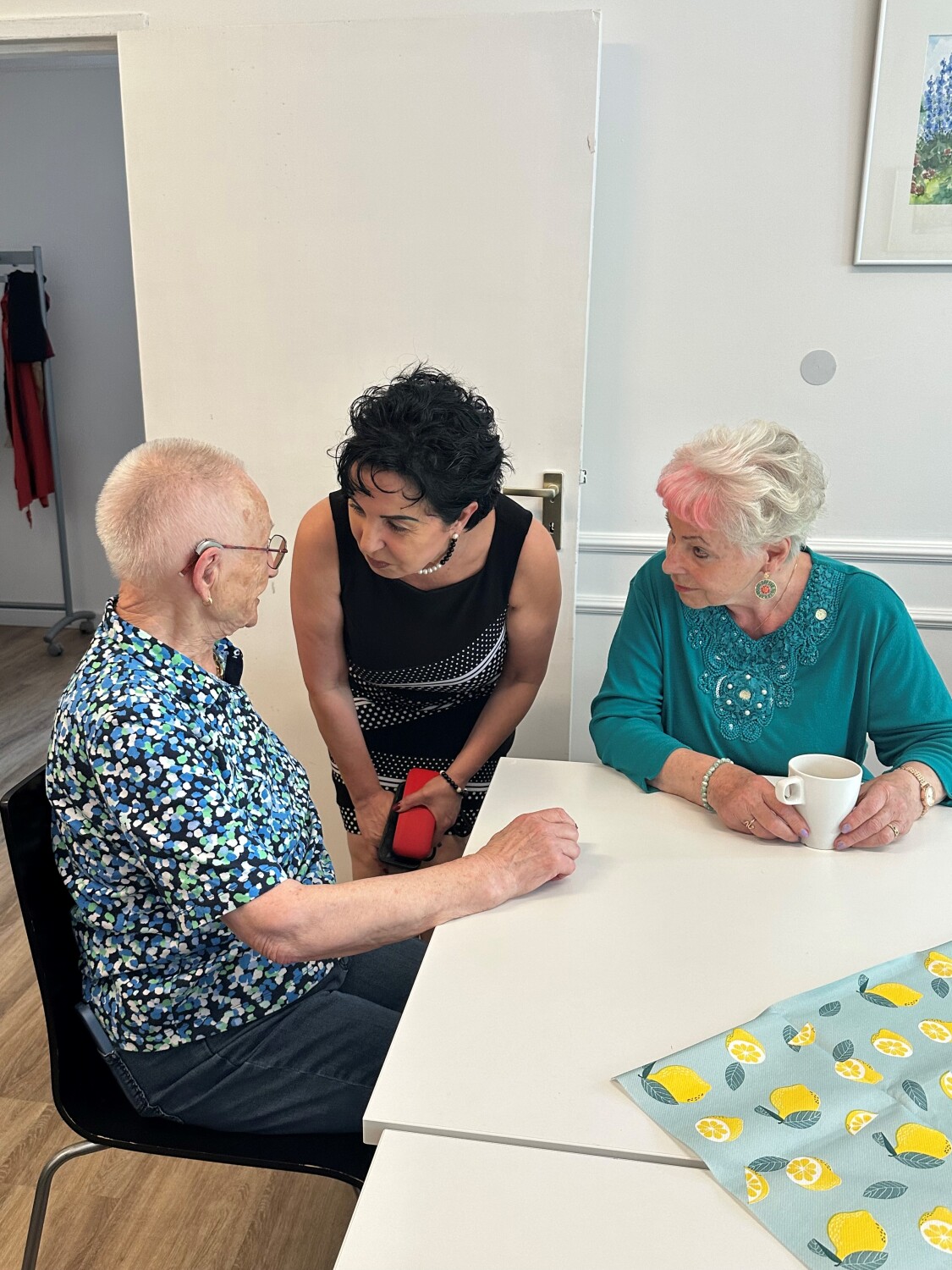 Viel Lob gab es von den ersten Besucherinnen des Stammtischs