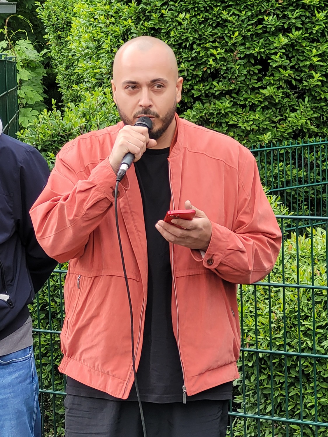 Auch der Sohn von Ufuk Şahin, Aykut Şahin, sprach im Rahmen der Veranstaltung