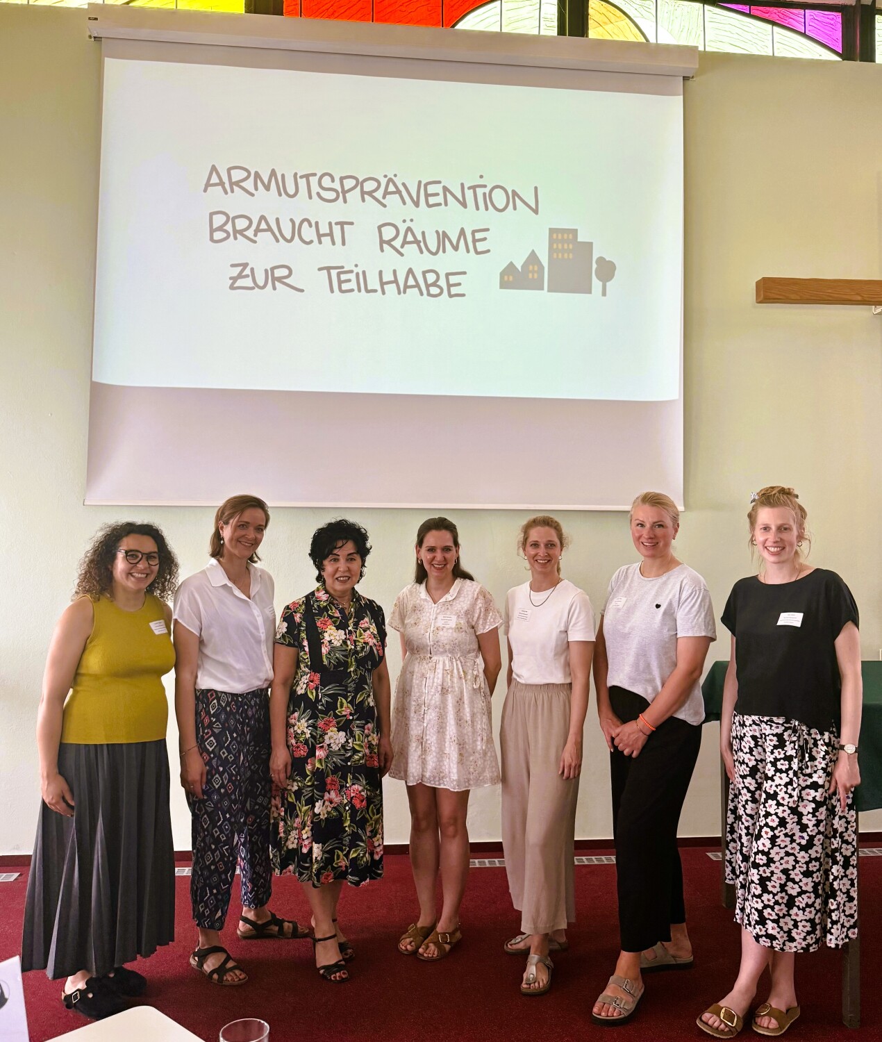 Steuerungsrunde der Kinderarmutsprävention Reinickendorf zum Abschluss mit Bezirksbürgermeisterin Emine Demirbüken-Wegner