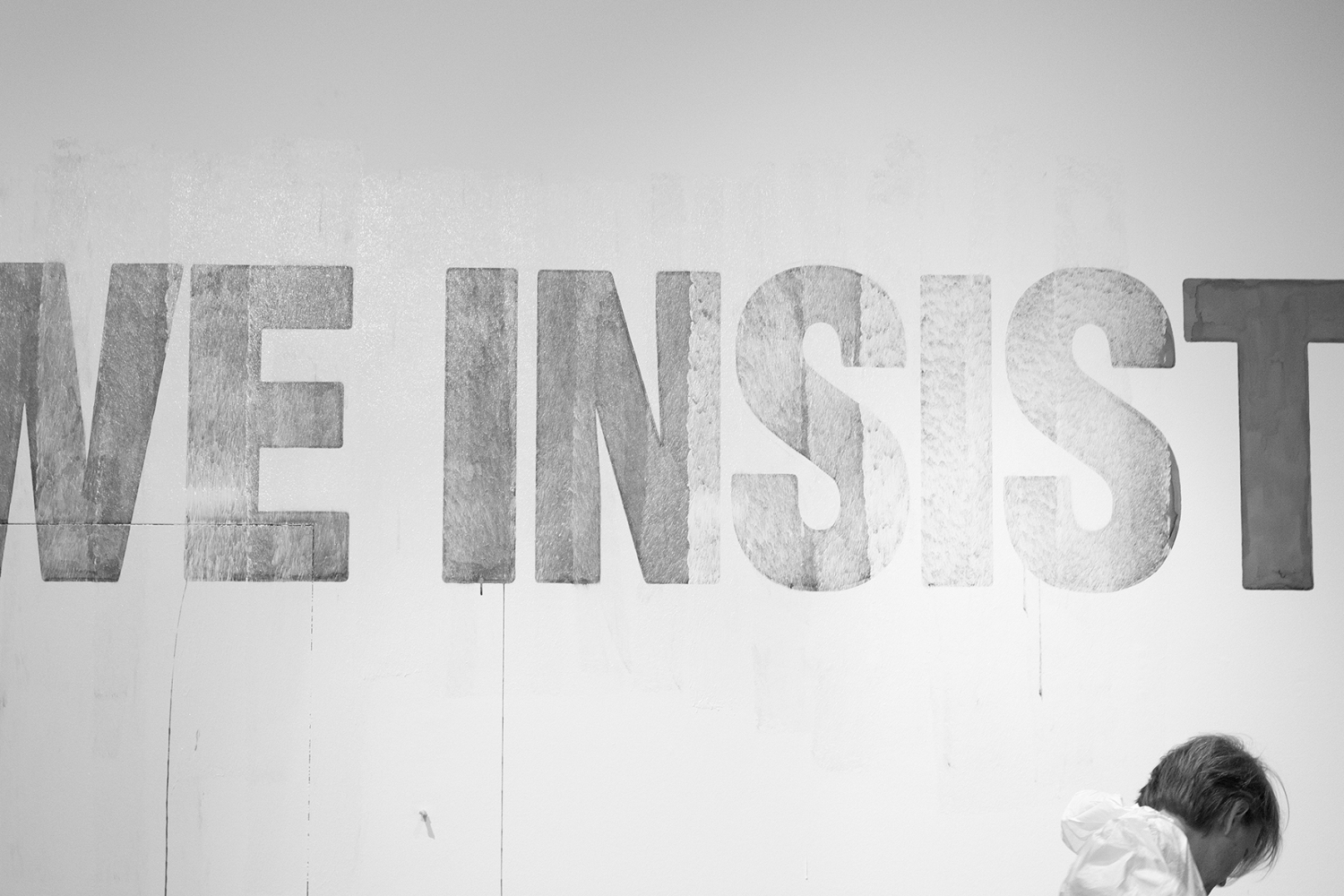 Nadine Fecht , WE INSIST (Detail), 2019/2026, Aktivierung, Kunsthalle Mannheim