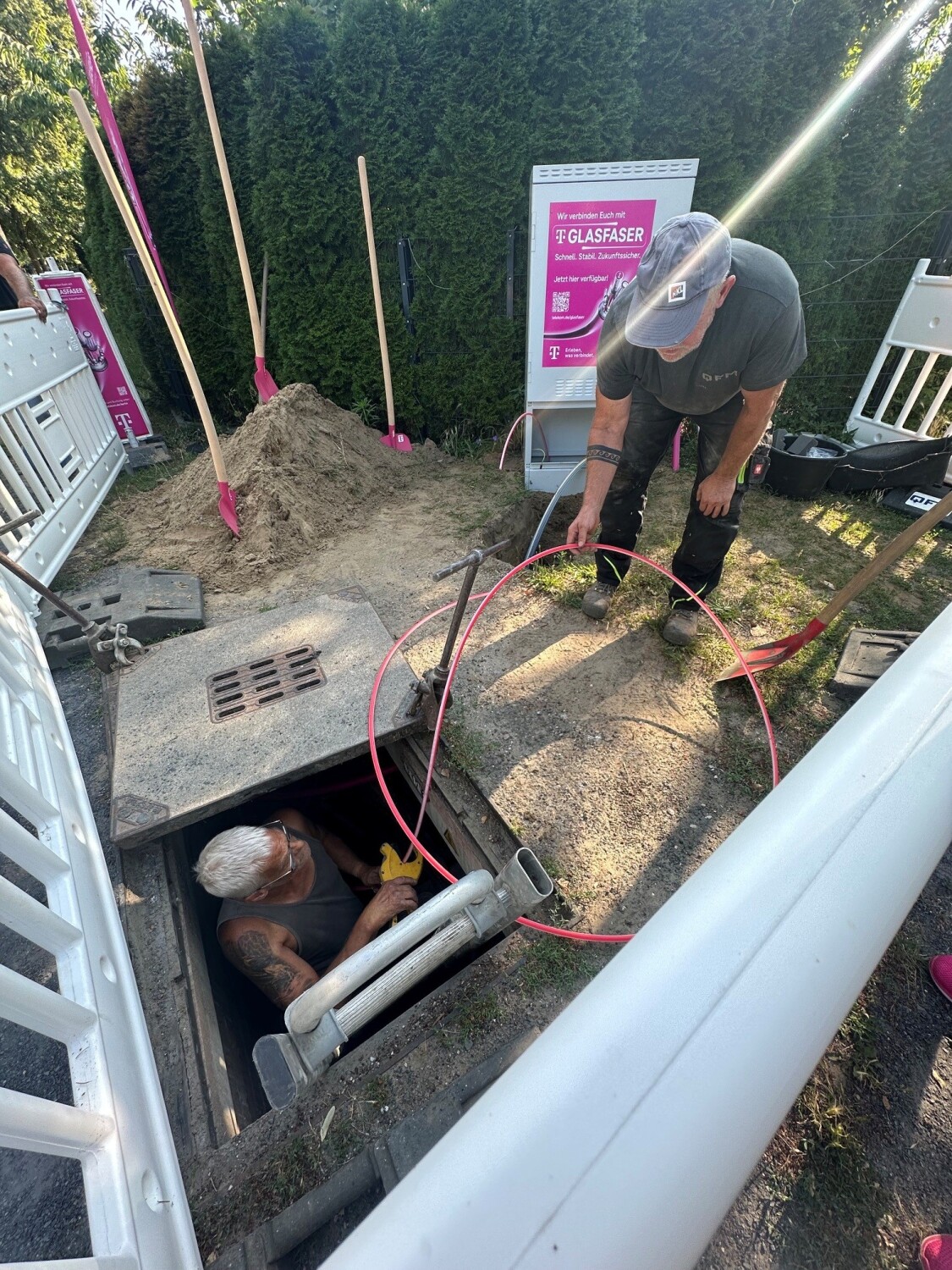 Glasfaserausbau