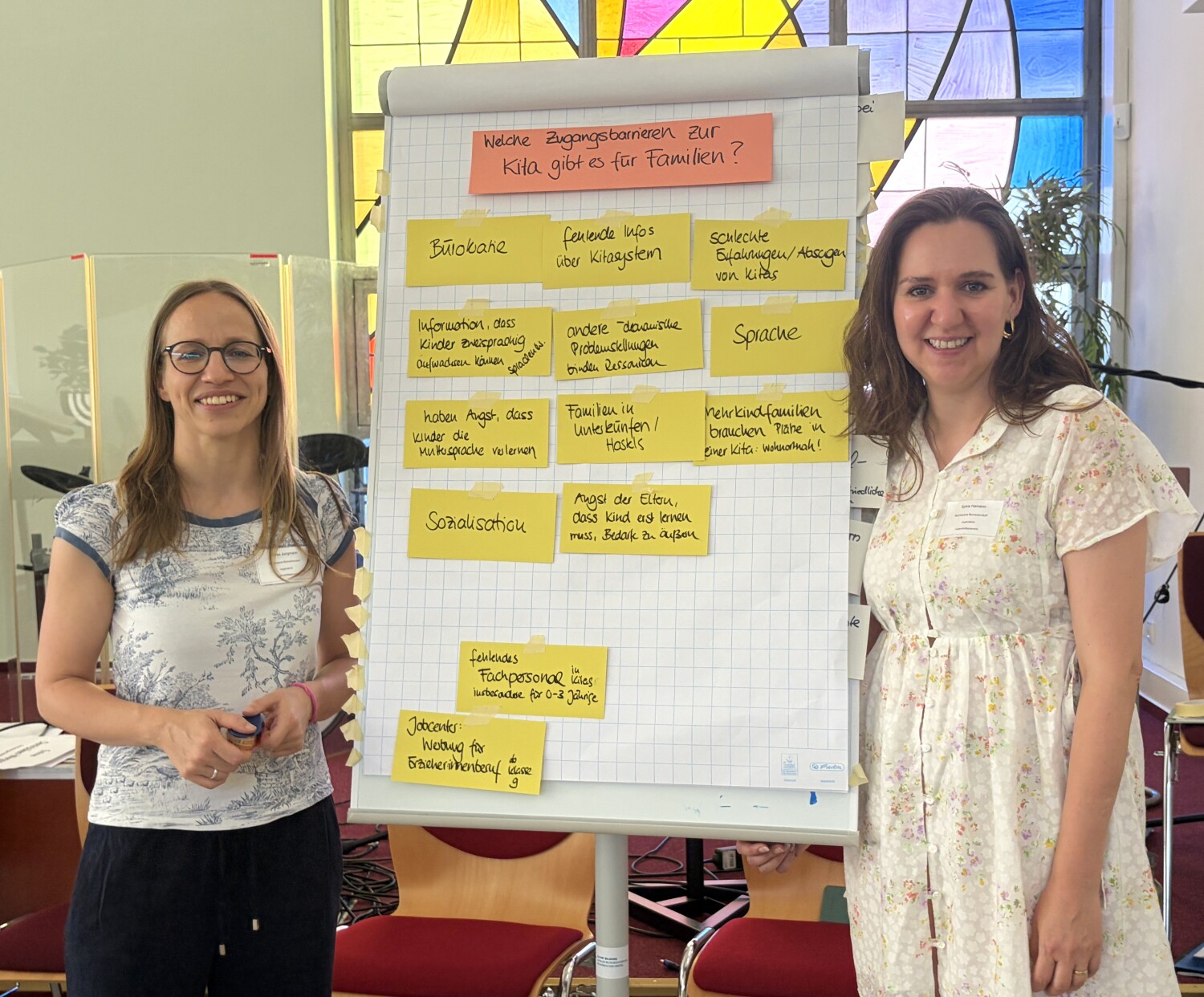 Workshop-Leiterinnen Andrea Jungmann und Silvia Hamann