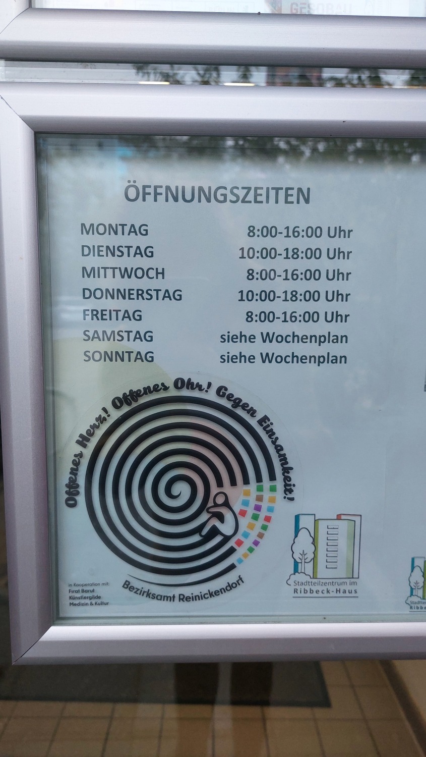 Offenes Herz! Offenes Ohr! Gegen Einsamkeit!