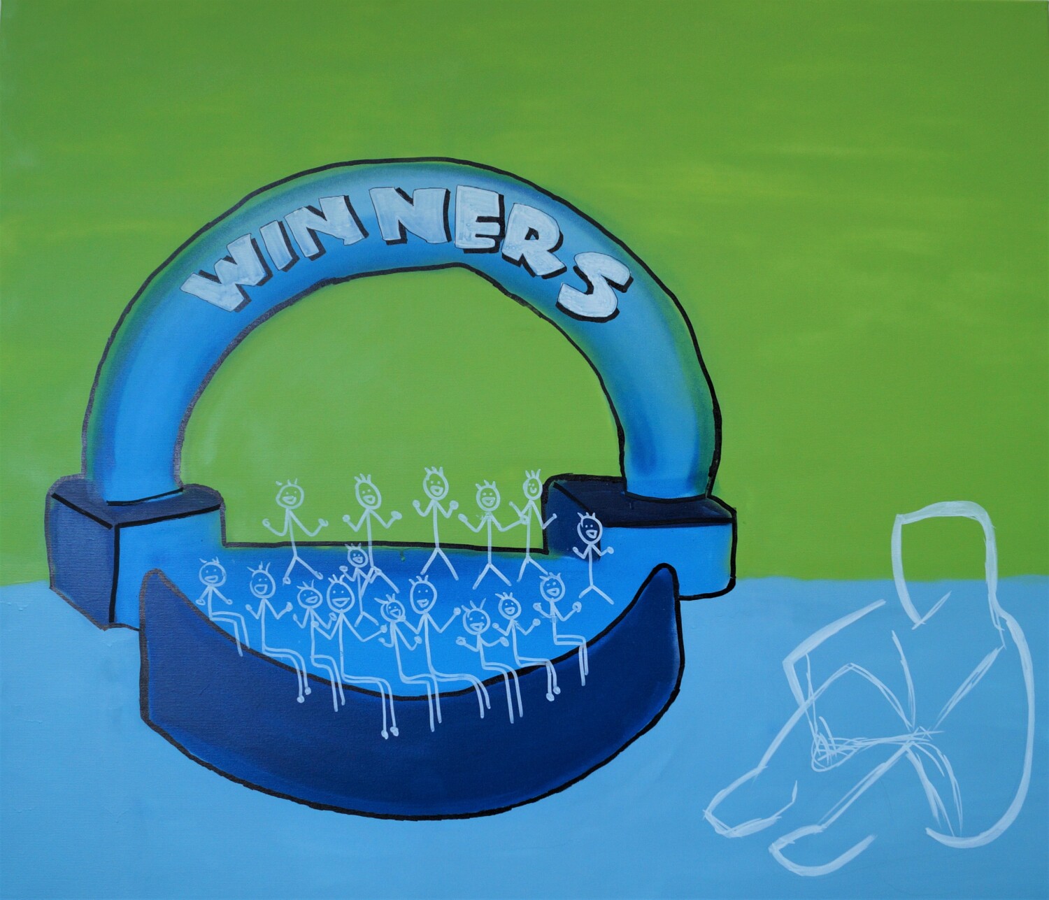 LOT 12 - Künstler: Teilnehmende Jugendliche am Einsamkeitsgipfel Jahr: 2025 - H 120 cm x B 140 cm