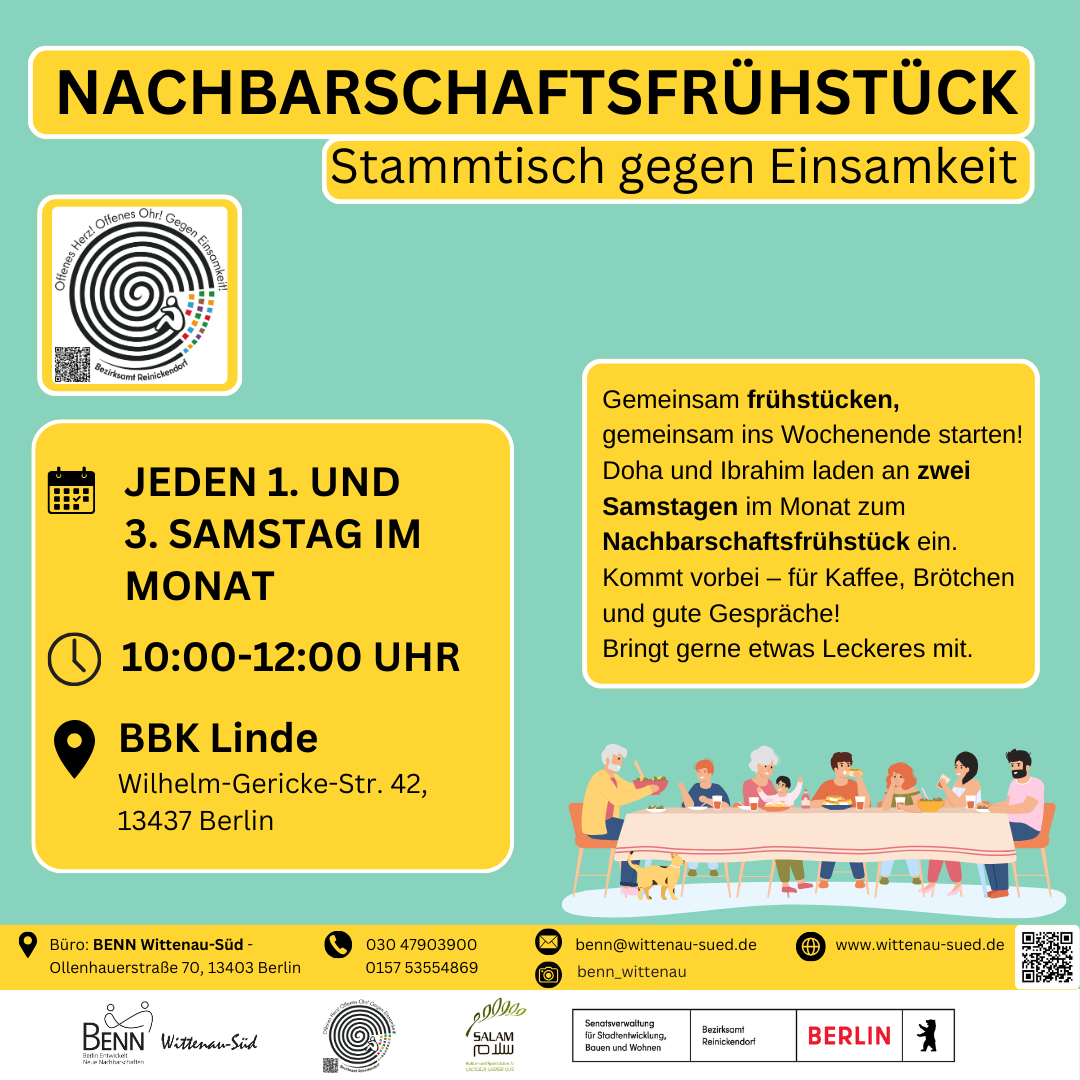 Stammtisch gegen Einsamkeit BBK Linde