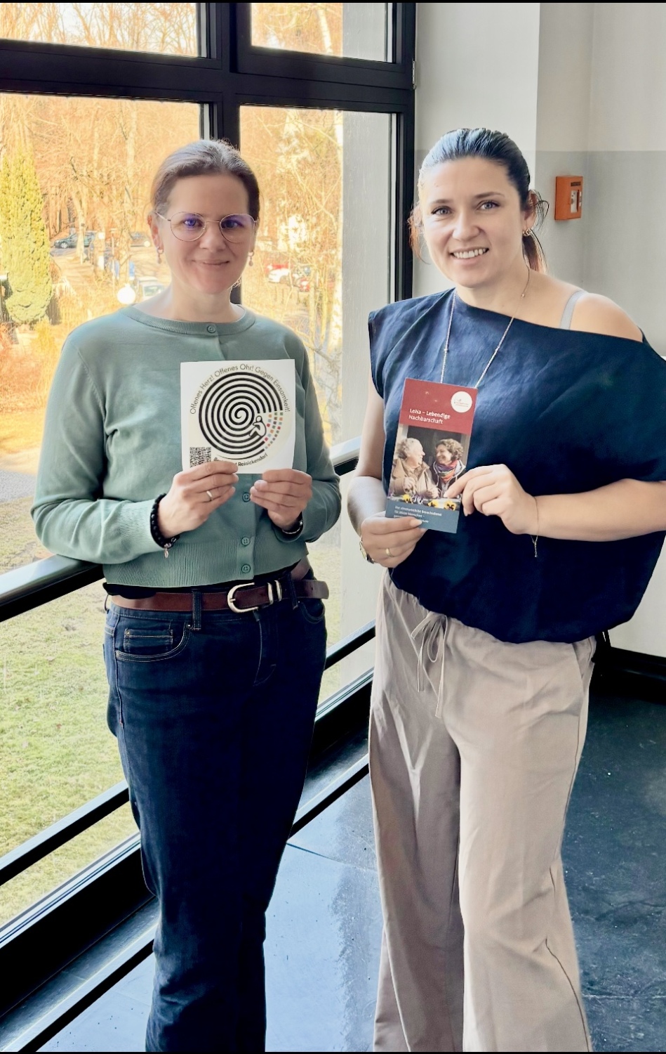 v.l.n.r Frau Ginkel Projekt Lena und Frau Schulz Einsamkeitsbeauftragte