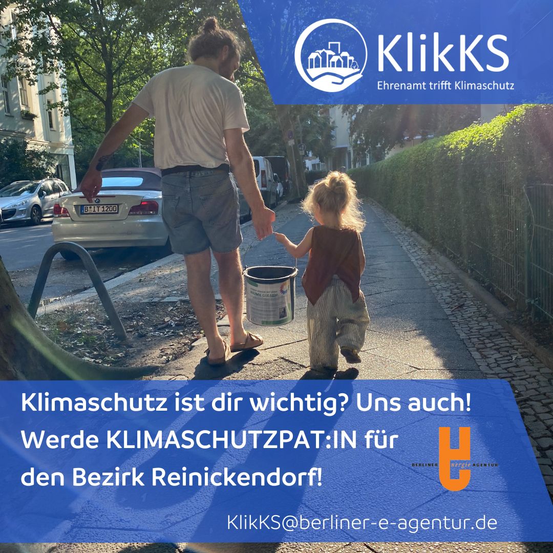 KlikKS Bild für Reinickendorf Aufruf Klimaschutzpaten Reinickendorf