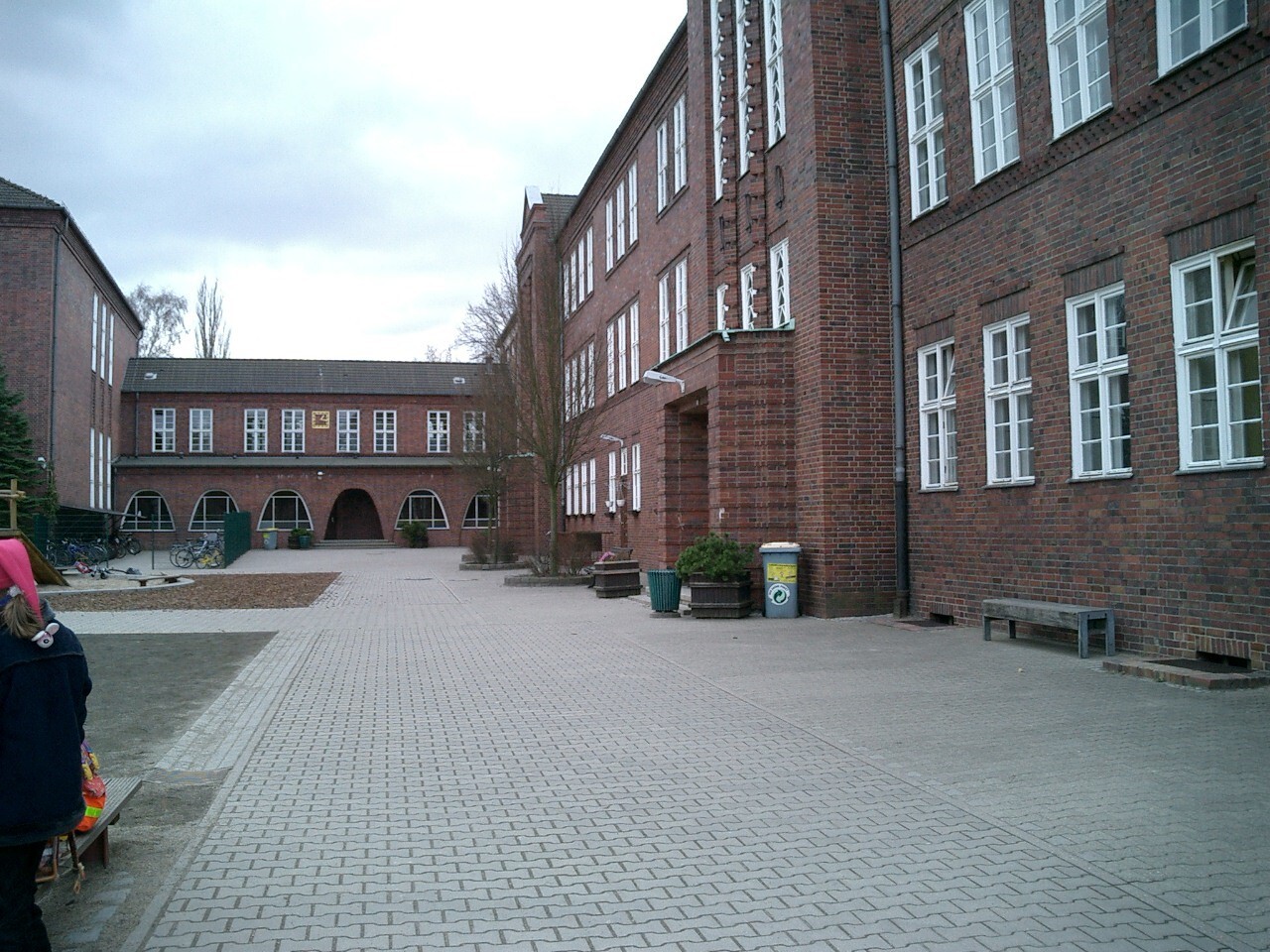 Innenhof der Gustav-Dreyer-Grundschule 