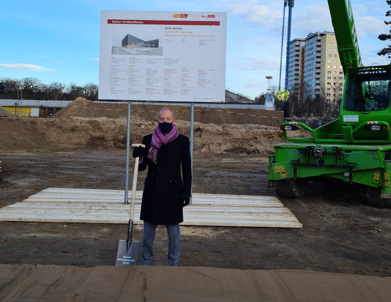Spatenstich Neubau Heinrich-Böll-Oberschule