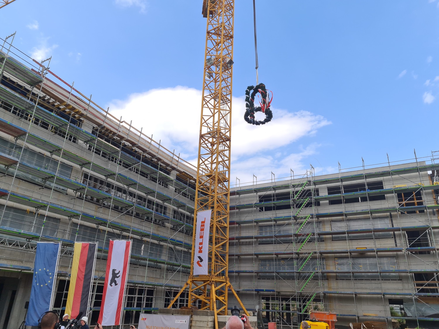 Richtfest Heinrich-Böll-Oberschule