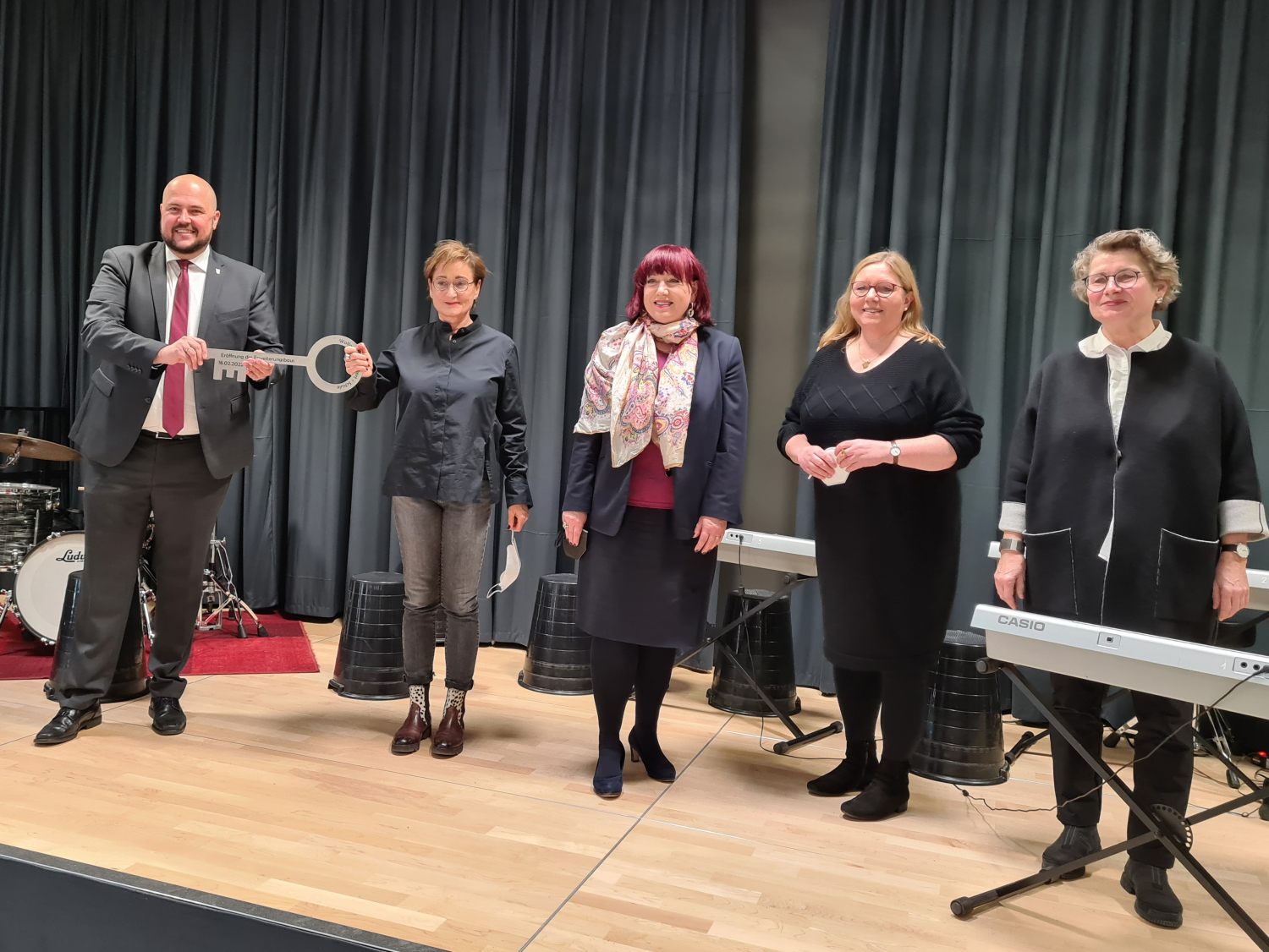 Schlüsselübergabe Erweiterungsbau Wolfgang-Borchert-Schule