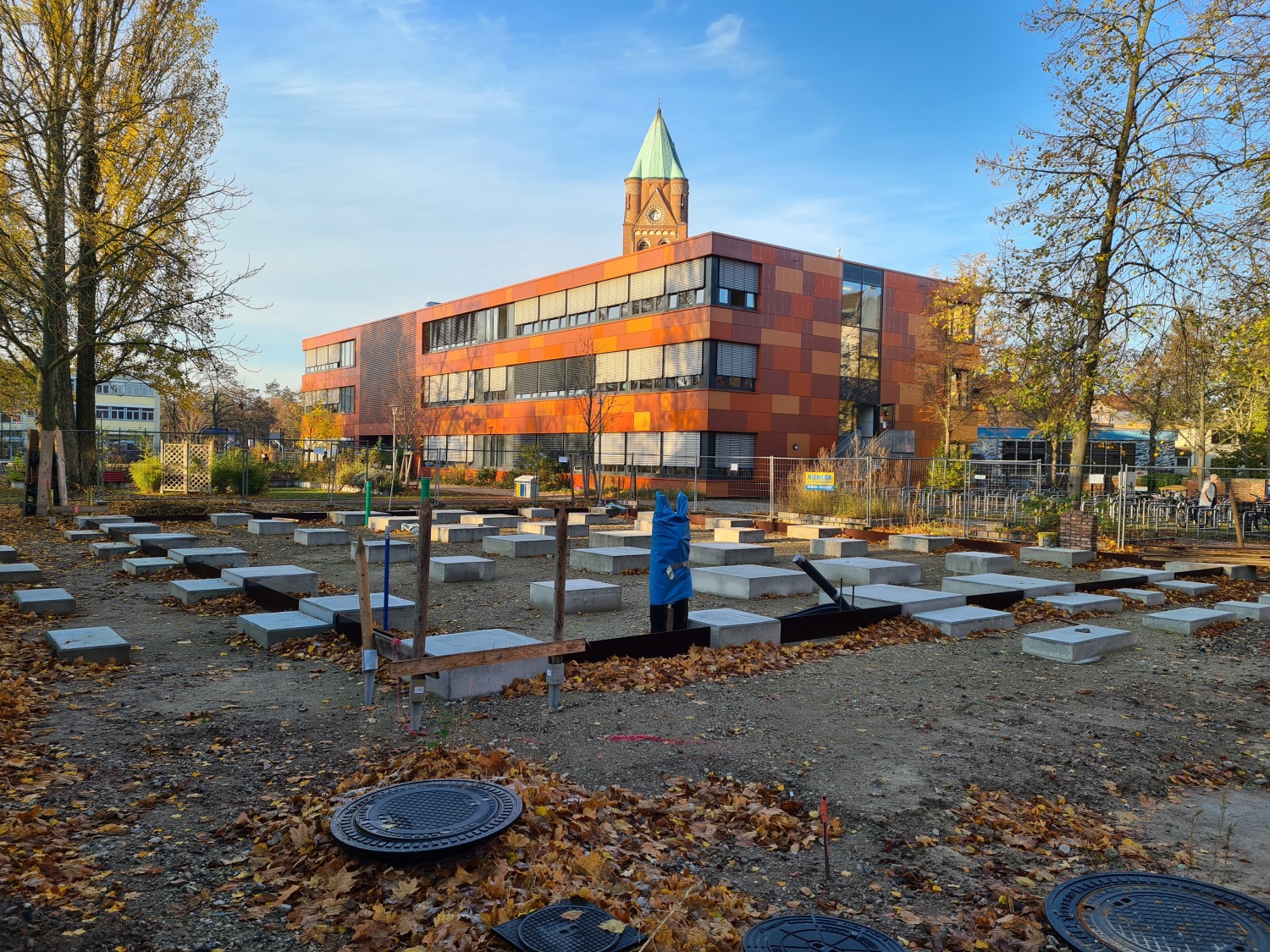 Fundamente für das Imbiss-Modul Freiherr-vom-Stein-Gymnasium