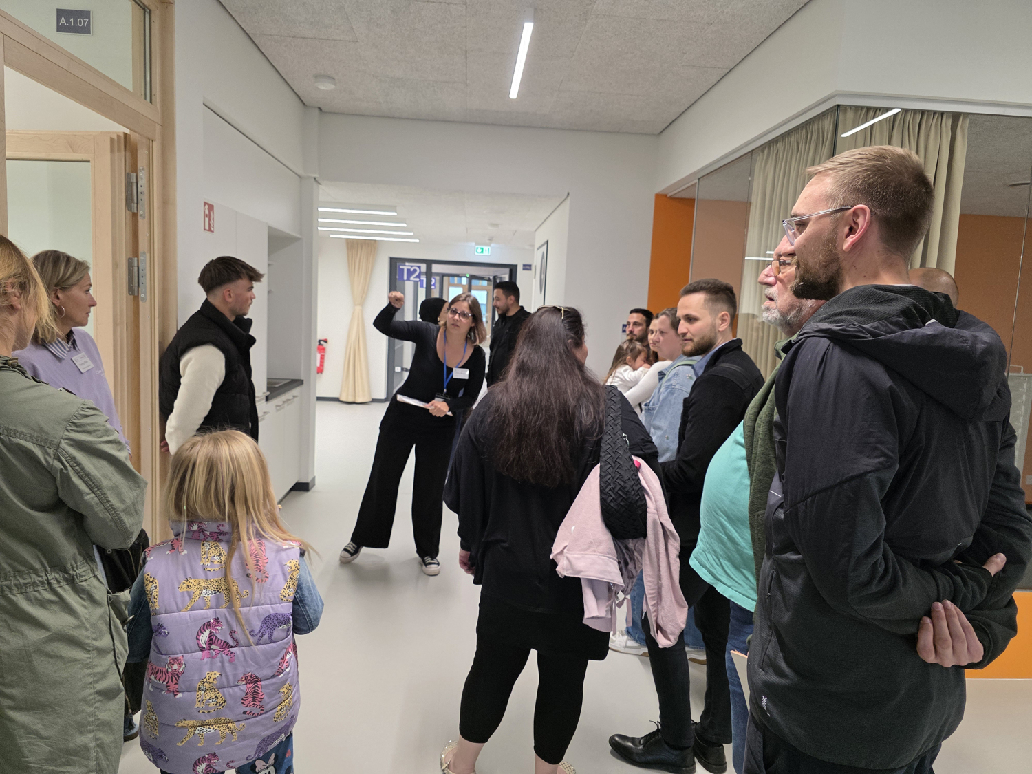 Besichtigung der neuen Grundschule am Fehrbelliner Tor 2