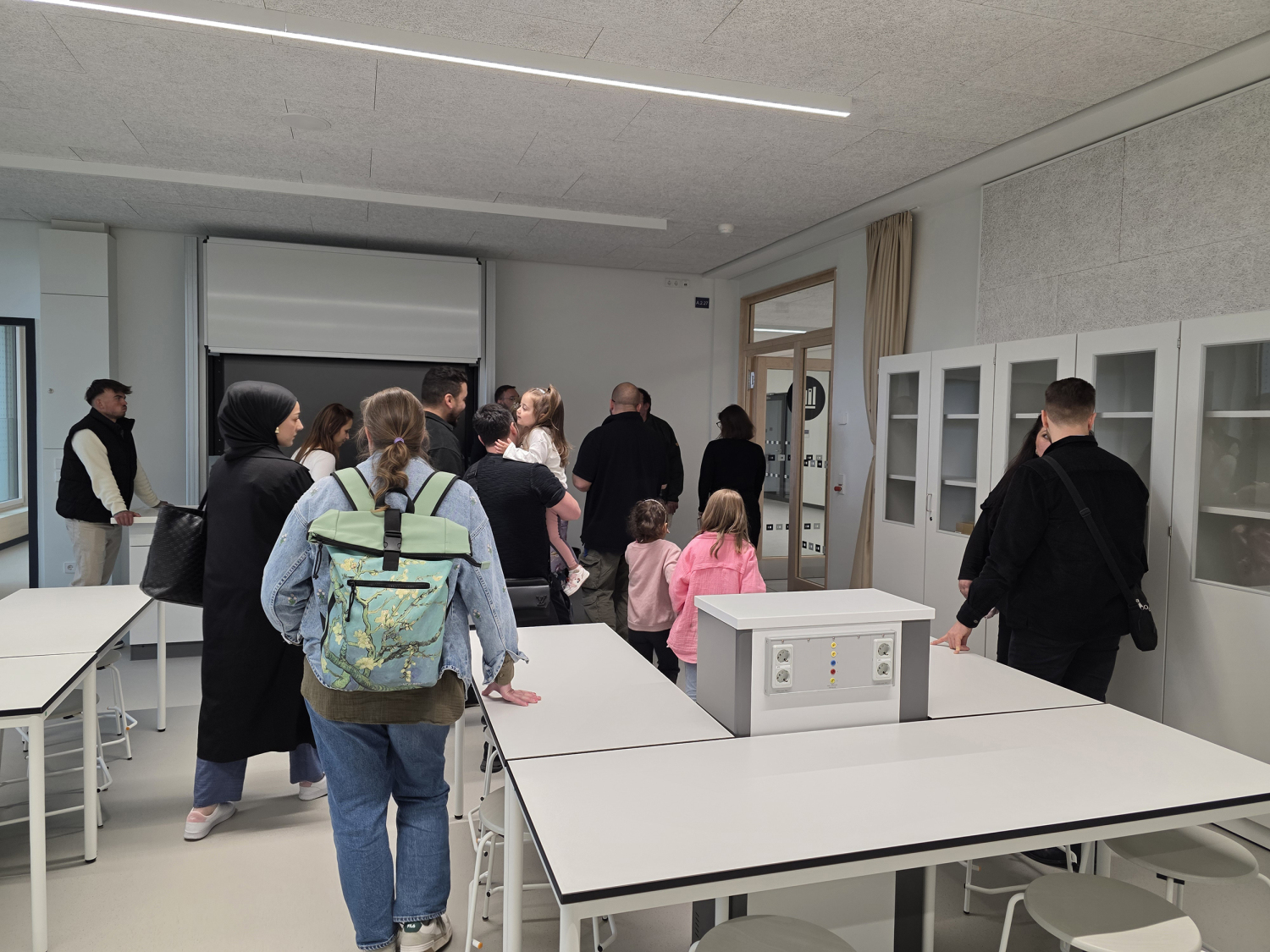 Besichtigung der neuen Grundschule am Fehrbelliner Tor