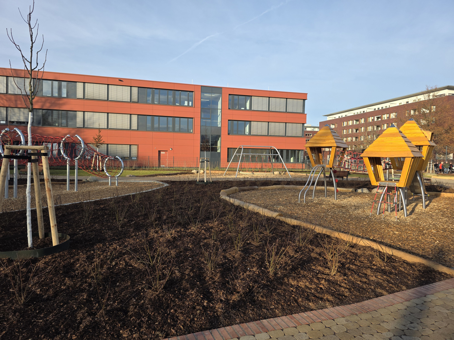 Neue Außenanlagen Grundschule an der Pulvermühle