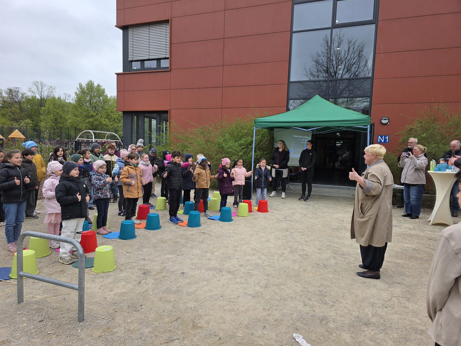 Neue Außenanlagen Grundschule an der Pulvermühle