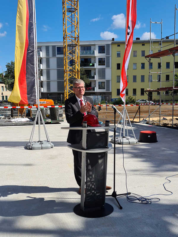 Grundsteinlegung Erweiterungsbau Wolfgang-Borchert-Schule Spandau