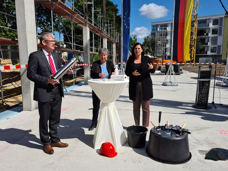 Grundsteinlegung Erweiterungsbau Wolfgang-Borchert-Schule Spandau