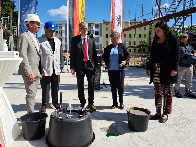 Grundsteinlegung Erweiterungsbau Wolfgang-Borchert-Schule Spandau