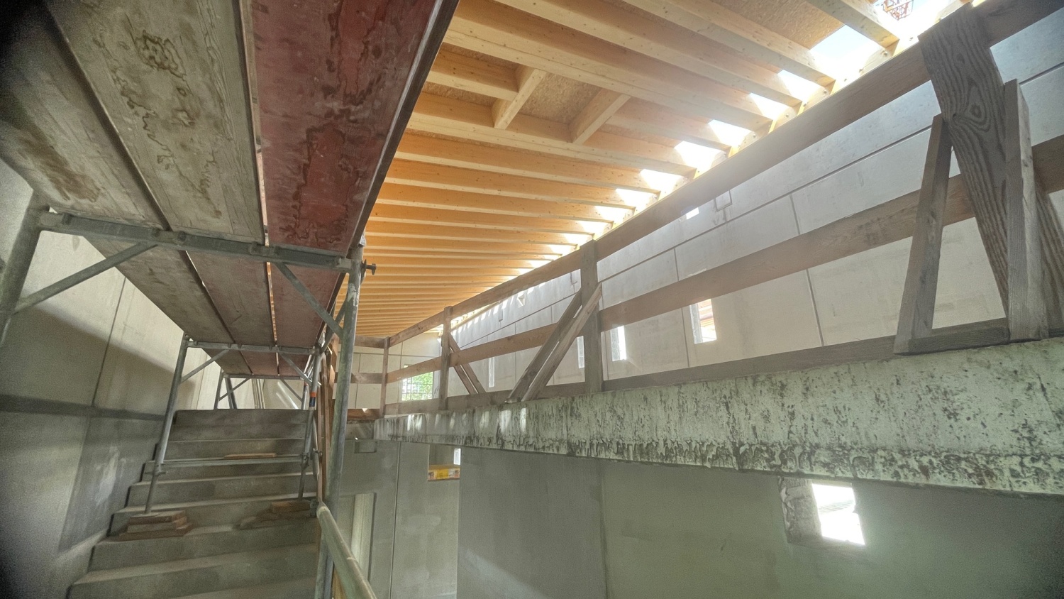 Rohbau Sporthalle Christoph-Földerich-Grundschule