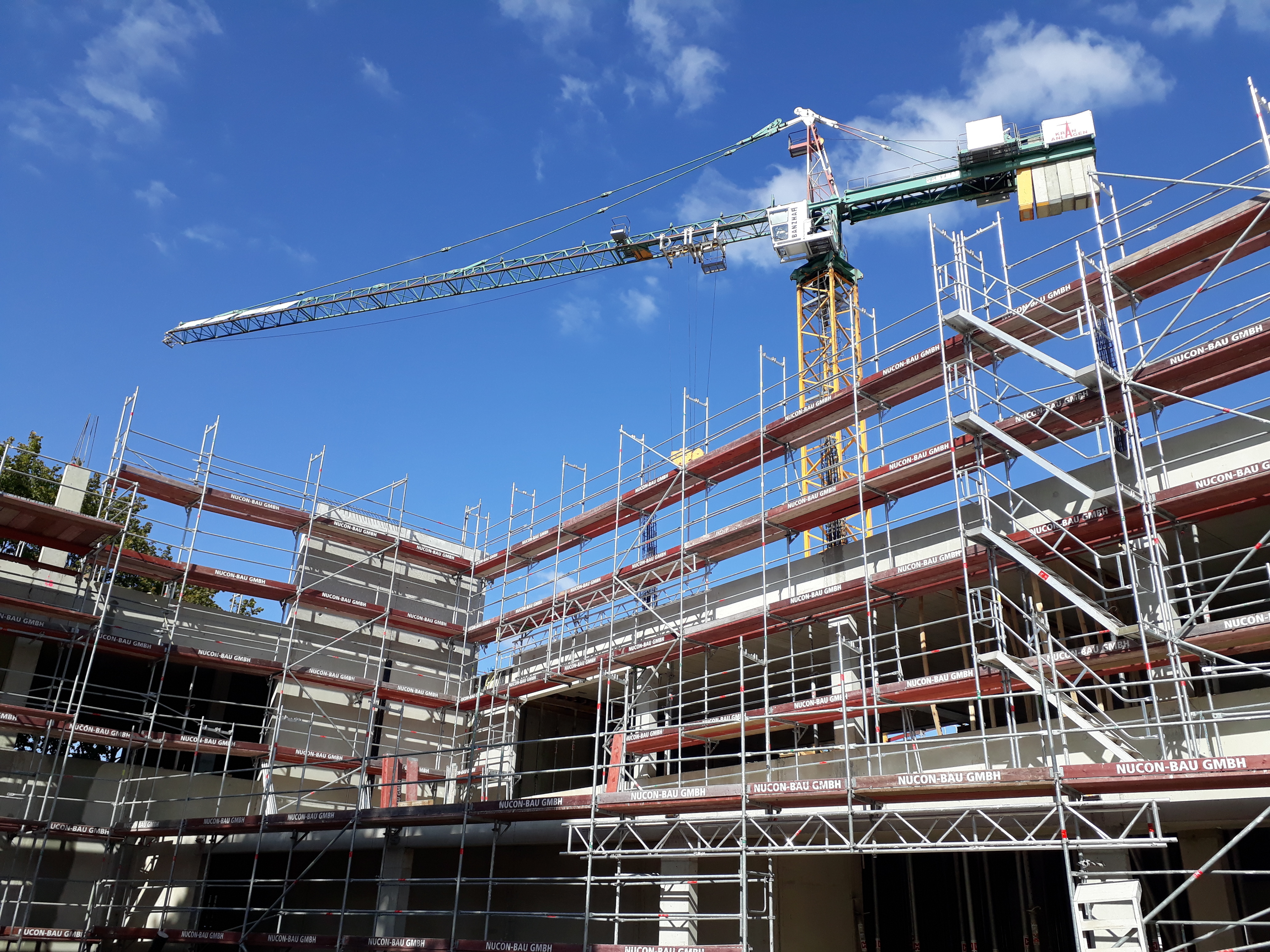 Bau des Erweiterungsbaus Wolfgang-Borchert-Schule