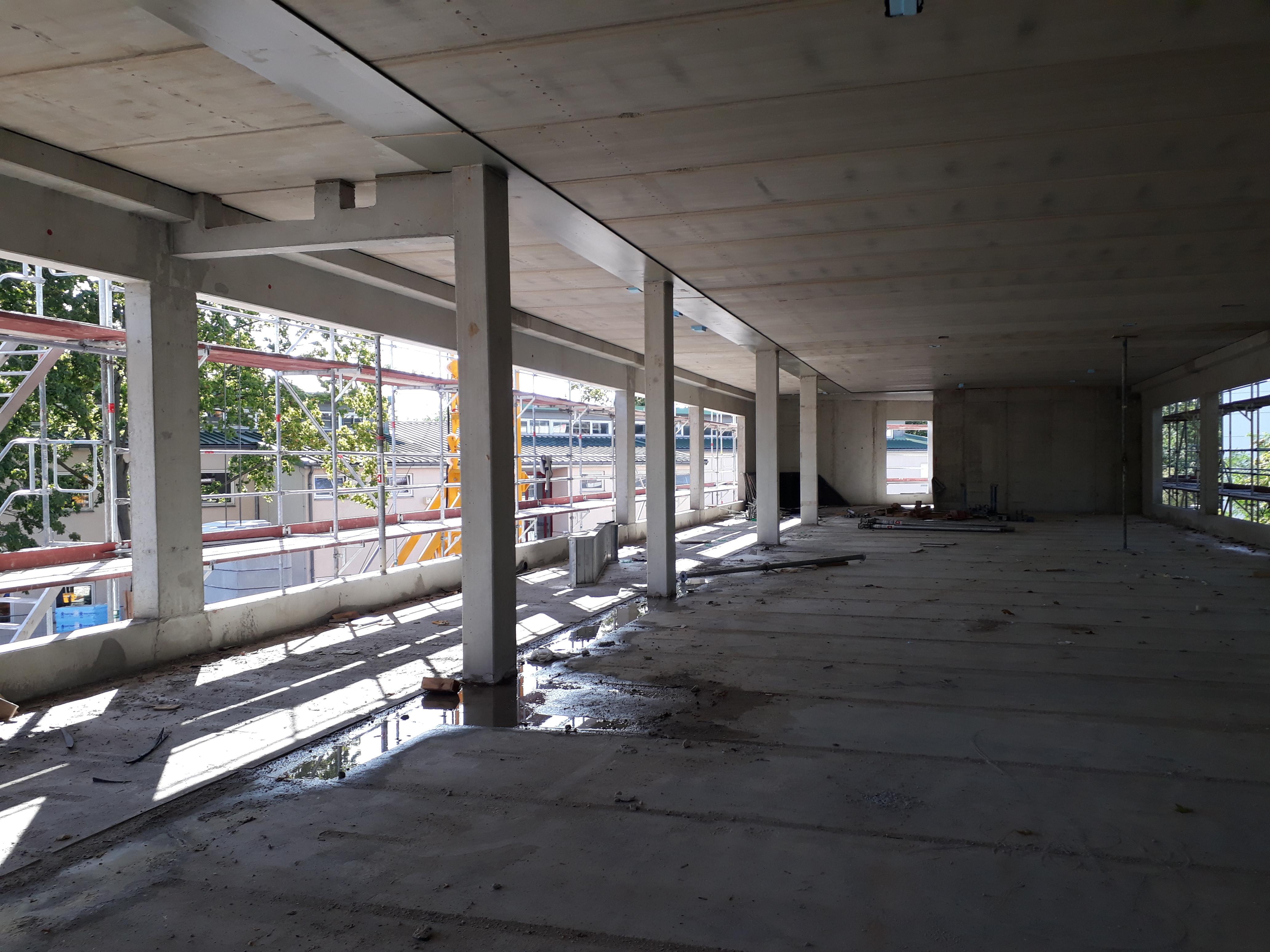 Bau des Erweiterungsbaus Wolfgang-Borchert-Schule