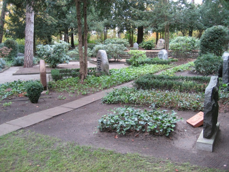 Ansicht des Buergermeisterfeldes Friedhof in den Kisseln