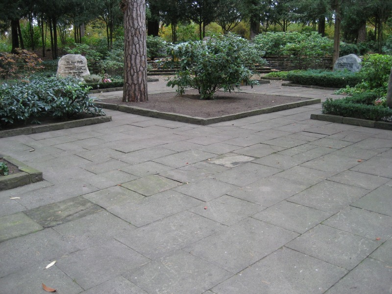 Ansicht des Buergermeisterfeldes Friedhof in den Kisseln