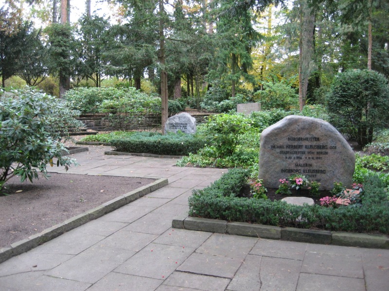 Ansicht des Buergermeisterfeldesfeldes Friedhof in den Kisseln