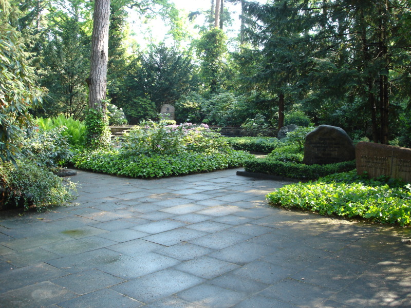 Ansicht des Buergermeisterfeldes Friedhof in den Kisseln
