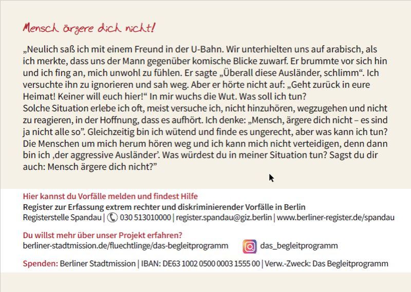 IWgR 2021_Das Begleitprogramm_Postkartenaktion_ Motiv Mensch ärgere dich 2