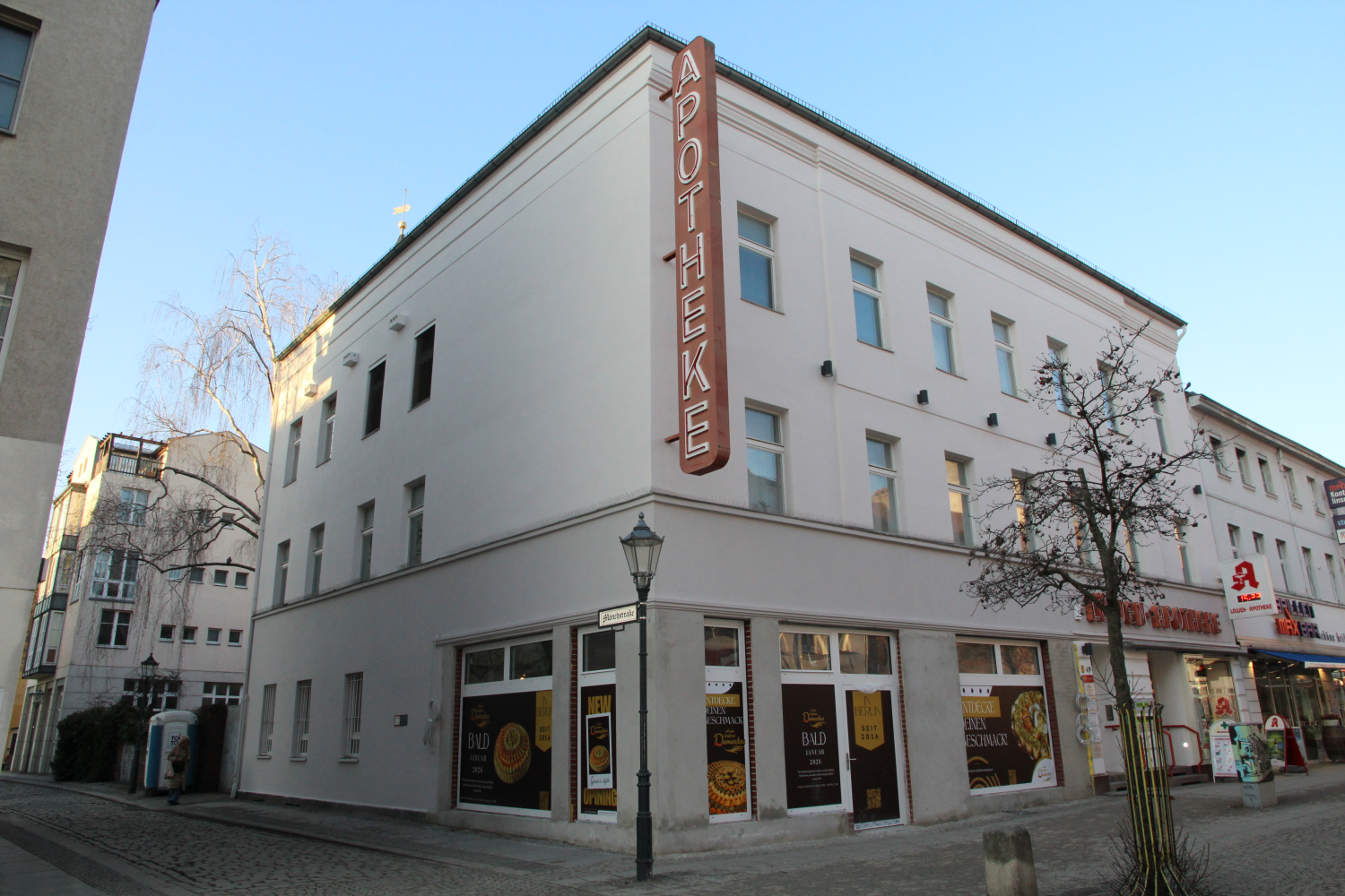 Sanierung der Fassade am Haus Breite Str. 49 Ecke Mönchstraße