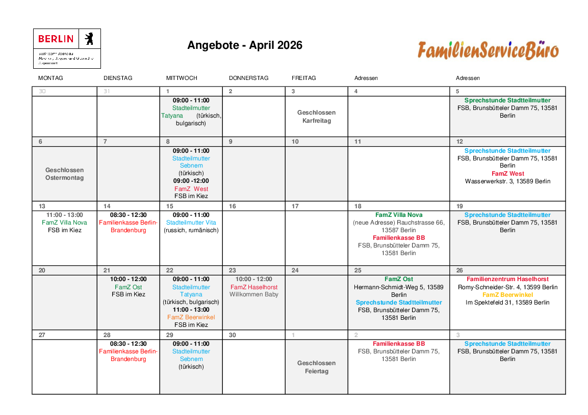 Angebote April 2026