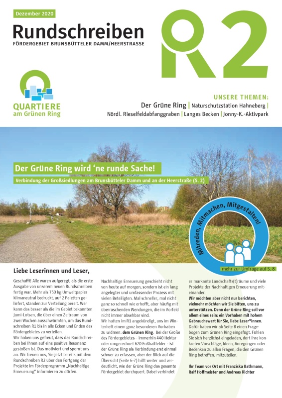 Titelseite Rundschreiben R2