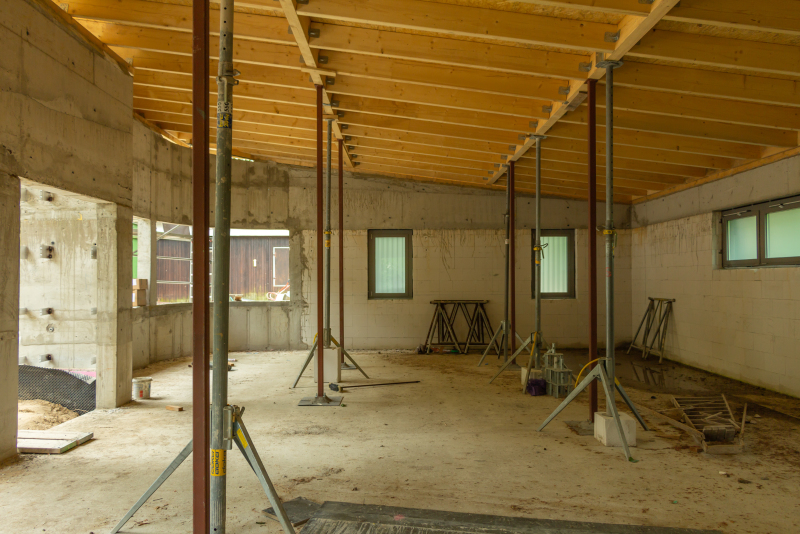 Fertigstellung Rohbau PUK im Finkenpark Mai 2020