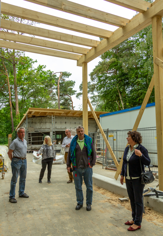 Fertigstellung Rohbau PUK im Finkenpark Mai 2020