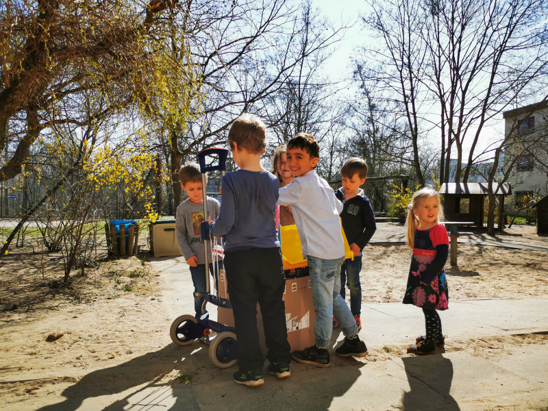 Osterüberraschung im Kita-Eigenbetrieb Süd-West, Kinder der Kita Mittelstraße