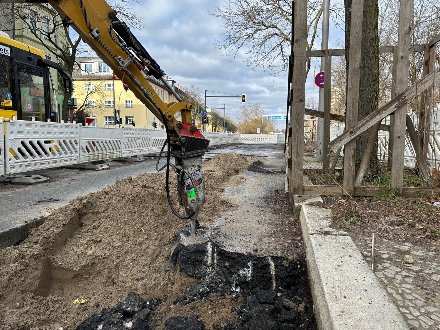 Baustelle Schildhornstraße