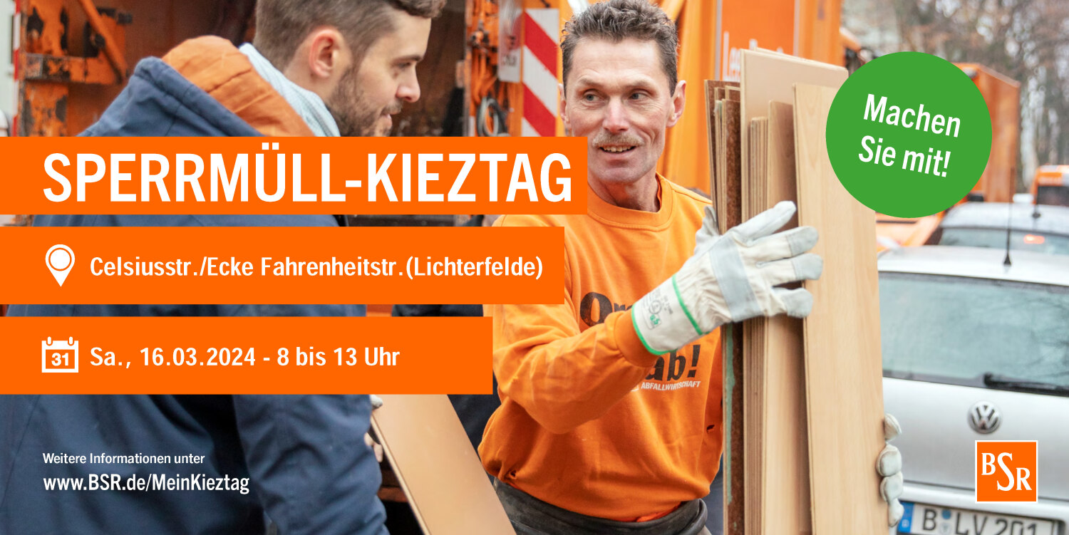 BSR-Kieztag am 16.03.2024 (Lichterfelde)