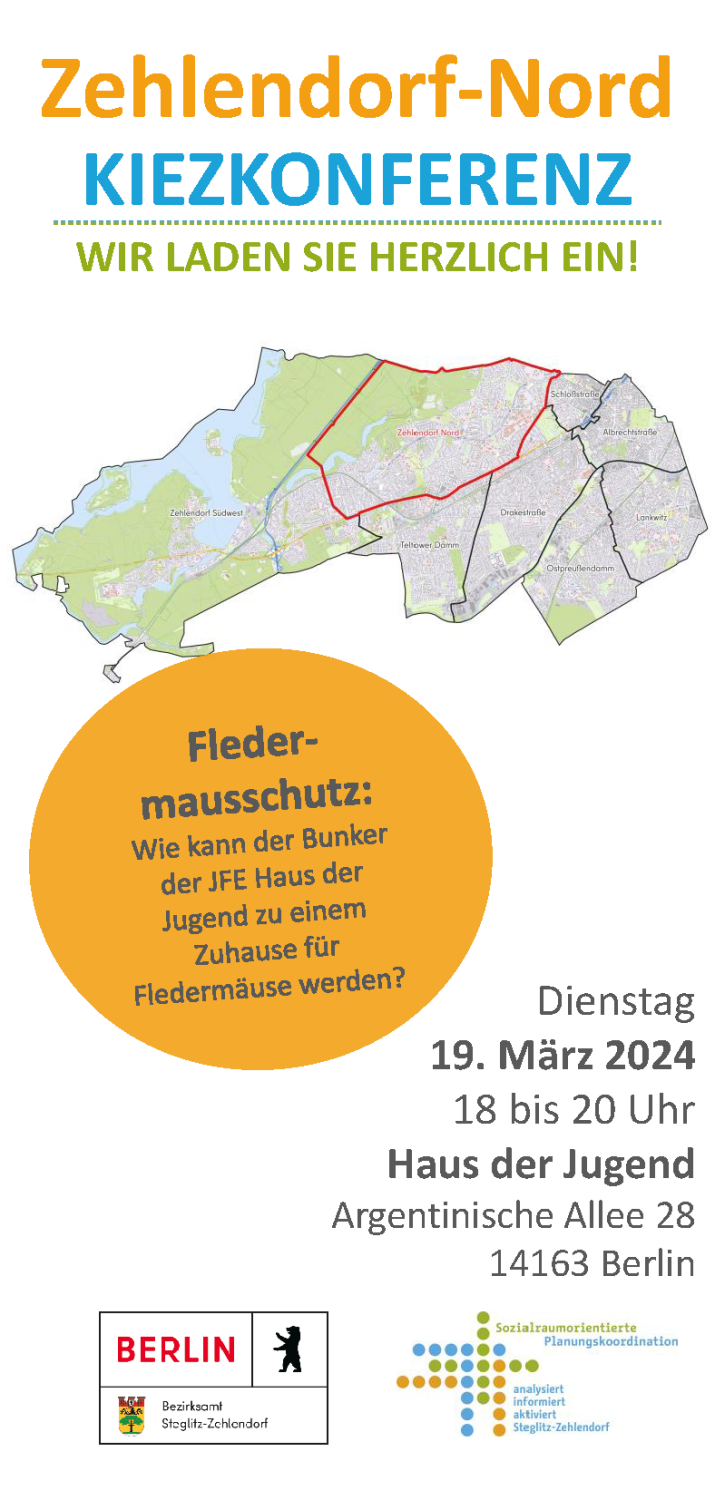 Einladung Kiezkonferenz Zehlendorf Nord am 19.03.2024 