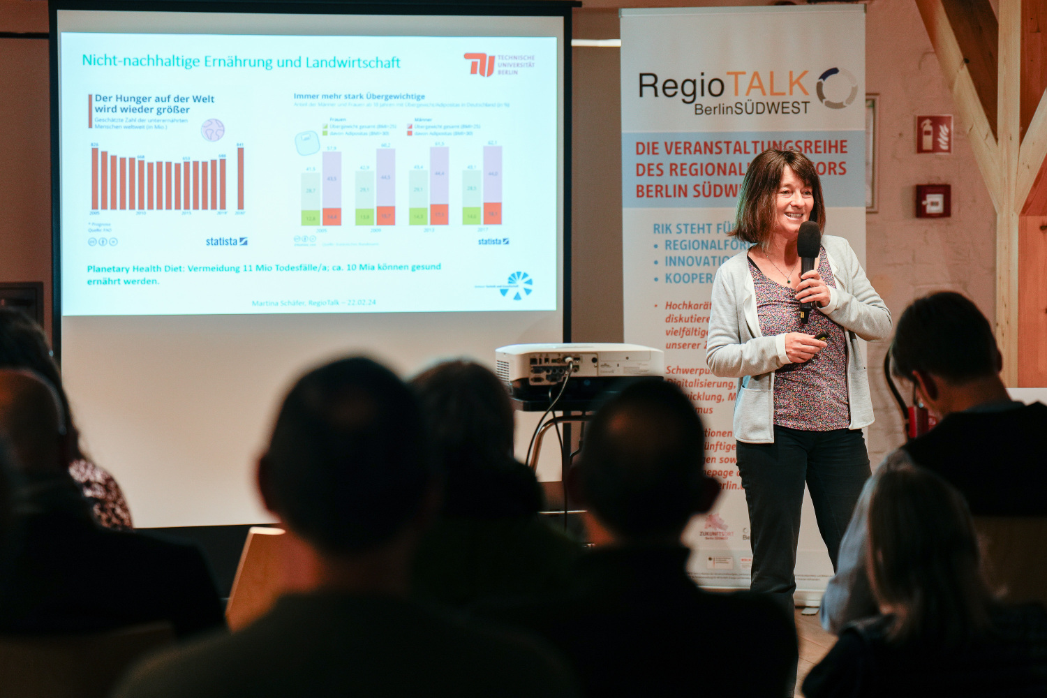 Prof. Dr. Dr. Martina Schäfer spricht beim 20. RegioTALK