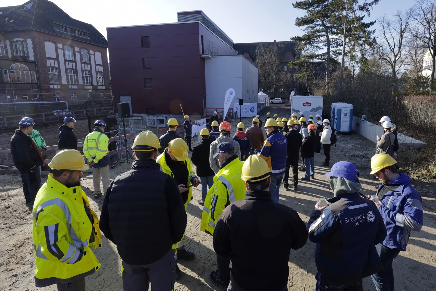 Stromnetz Berlin - Grundsteinlegung Umspannwerk Claszeile